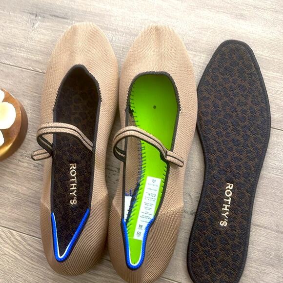 Rothy's Mary Jane Mocha size 12.5 Women's flat Shoes - Picture 7 of 9